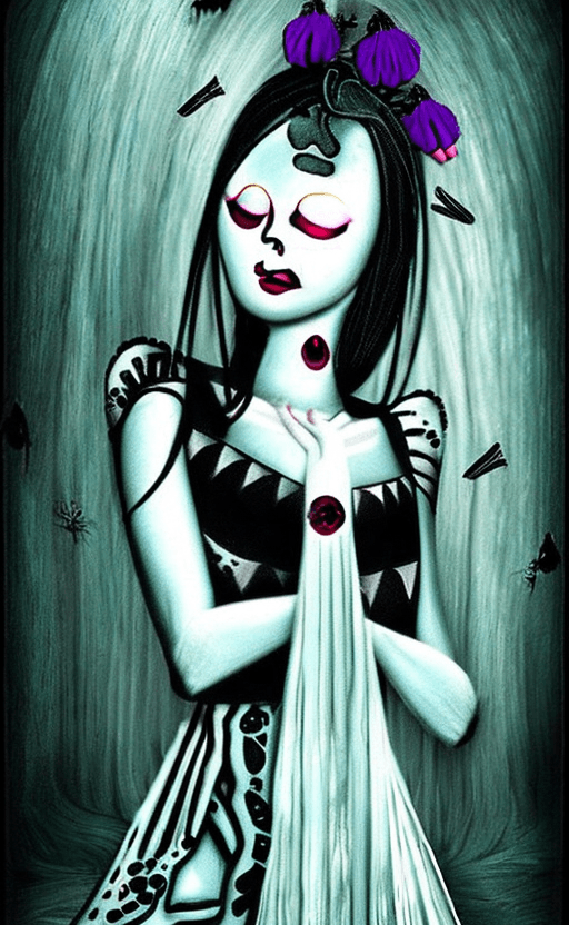 Unique Tarot Deck - Gothic Cartoon