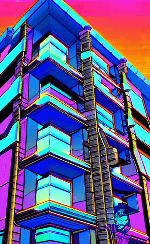 Unique Tarot Deck - Synthwave